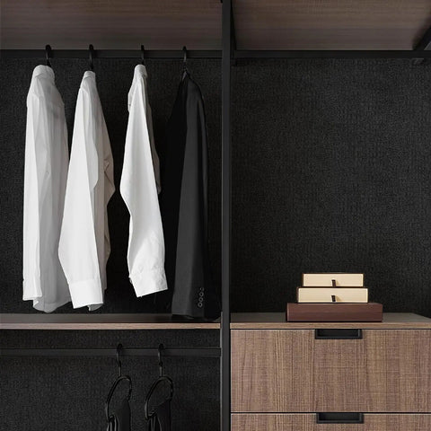 Crocodile Texture Wallpaper Dope Black Matte 39.4 Ft Long Roll Paste The Wall Application For Modern Home Makeover Durable Textured Finish Self Removable Bold Statement Wall Decor