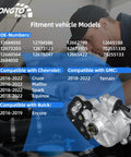 Side view of Yongto Parts aluminum brake vacuum pump for Chevrolet Cruze Malibu Spark Equinox; GMC Terrain; Buick Encore