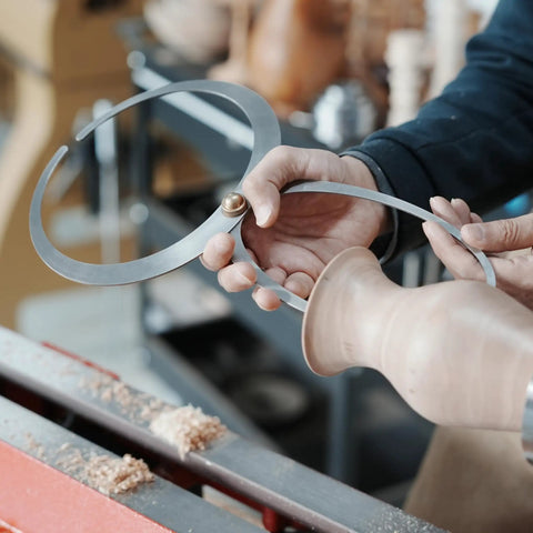 Hella Durable Double Ended Bowl Calipers Stainless Steel Woodworking Measuring Tool for precise inner outer diameter gauging.