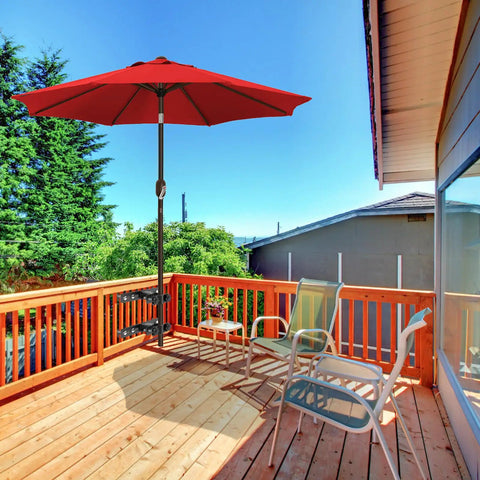 Heavy Duty Patio Umbrella Holder Built From Steel With Fully Welded Construction For Maximum Stability, Adjustable Fit.
