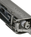 Close-up of Two Pack Smooth Moving Soft Close Cabinet Door Hinges 110 Degree Press In Dowel Built Tough With 42Mm Screw Spacing for precise engineering.