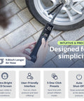 Cordless Tire Inflator Portable Air Compressor For Cars And Trucks 150 PSI High Flow Pump 22 L Per Minute Auto Shut Off