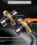 Thickened worm gears comparison showing our product's 10% thicker high-quality material.