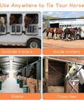 Horse Tie Ring Upgrade Four Pack Horse Tack And Training Gear In 304 Stainless Steel used in trailers and stables