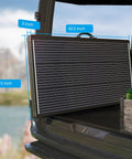 Portable 200W Solar Panel Kit Foldable Monocrystalline Suitcase With 20A Waterproof Charge Controller And Plug And Play Battery