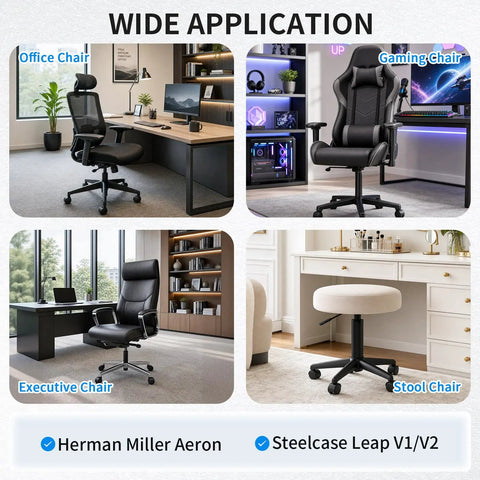 Swap Out The Saggy Stem On Office Chairs Using This Heavy Duty Class Four Gas Cylinder With A Two Point Two Inch Stroke For Tough As Nails Height Adjustments And Glides Smooth Daily in various styled chairs.