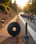 Black Front Fork Stem Top Cap And Screw For One And One Eighth Inch Road Bike Stems Handlebars And Headsets on road