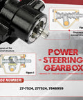 Heavy Duty Power Steering Gearbox For Chevy And Gmc Trucks 1980 To 1991 with internal structure diagrams.