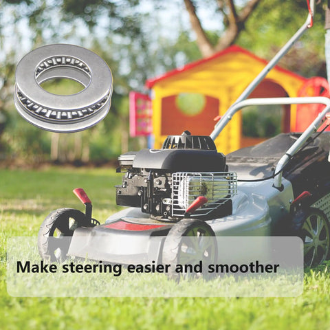 Thrust Needle Roller Bearing And Washer Set For Lawn Mower And Tractor Steering Spindles AXK2035 Plus 2AS small bearings shown