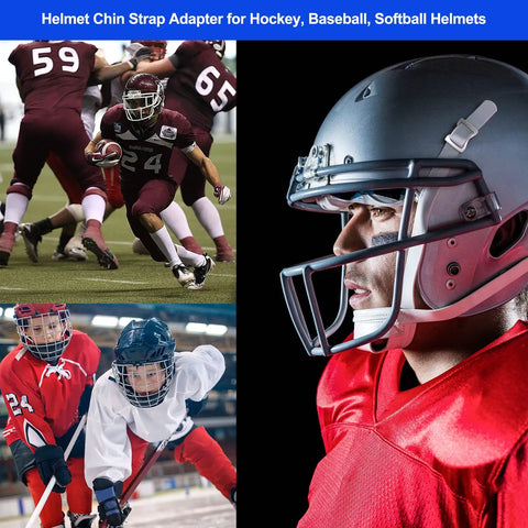 51 Pack All In One Helmet Repair Kit For Football Hockey Baseball Softball Gear With Helmet Chin Strap Adapter.