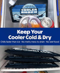 Four Pack 10x10 Inch Cooler Ice Packs With Screw Cap No Ice Needed 18 Degrees F Phase Change Reusable Water Activated Cold Packs