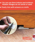 Flexible Plastic Leveling Shims For Home DIYers And Furniture Stabilizers Clear Wedges under wood furniture stabilizing it