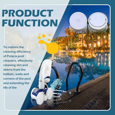 Polaris Zodiac Pool Cleaner 280 Rebuild Kit With Wheel Set Drive Shaft Turbine Bearings Sweep Hose All Purpose Bag Pool