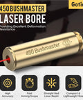 Laser Bore Sight For Rifle With Six Batteries Included, Red 635nm Class IIIa Laser, 5mW Output, Sighting Range 15 To 100 Yards, Aluminum