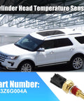 Top Tier Cylinder Head Temperature Sensor 8L3Z6G004A Slick Swap For Ford Crown Victoria showing a black and gold sensor and a vehicle.