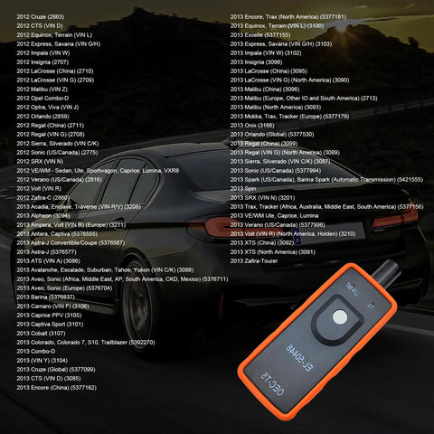 Pro Grade TPMS Relearn Tool For Tire Pressure Monitoring System Sensors Activation And Auto Program Reset Built Super Tough diagnostic scanner with dashboard visibility.