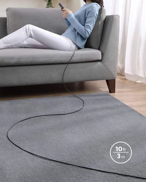 Anker USB-C to USB-C charging cable, 10 ft, black for fast charging devices