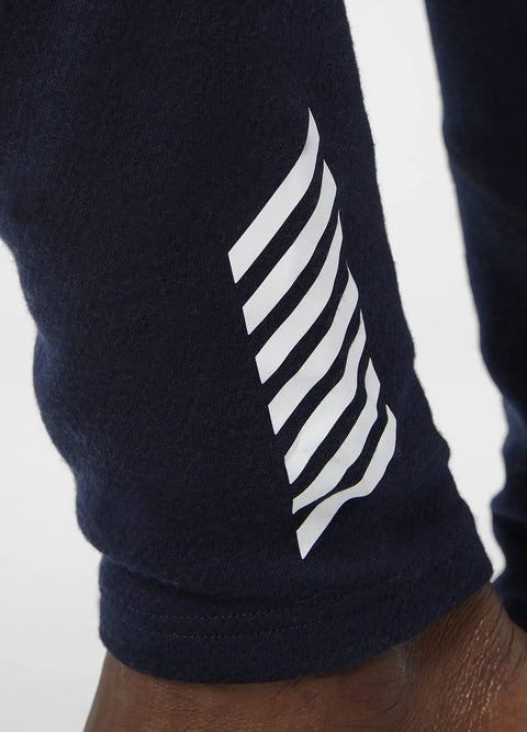 Close-up of Lifa Merino Midweight 2-In-1 Base Layer Pant For Cold Weather detail, Navy 598, Size Small.