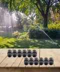 Heavy Duty 12 Pack Garden Hose Repair Kit With Quick Connect Fittings And Leakproof Sealing Pads For Irrigation Car Wash Water Pipe Extensions, black plastic connectors on deck
