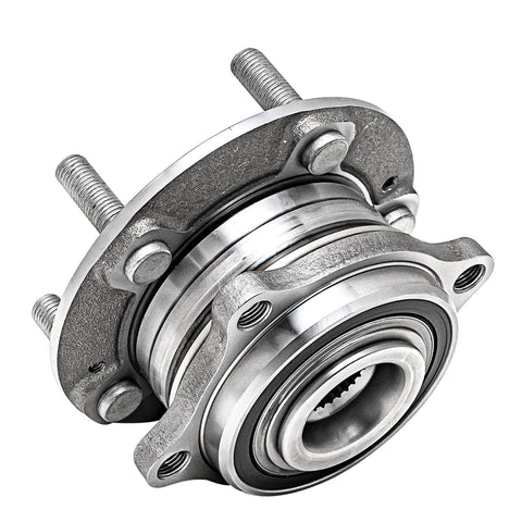 2Pc Rear Wheel Bearing Hubs Assembly For AWD Hyundai Veracruz 07 12, Santa Fe 07 20, Santa Fe Sport 13 18, Santa Fe XL 13 19, Kia Rondo 14 17, Sorento 11 15, side view