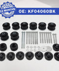 Heavy Duty Body Mount Bushing Kit For 2008 To 2016 F250 Super Duty Trucks Eliminate Clunks And Squeaks Restore Tight Ride And Handling Durable Dirt And Fluid Resistant Build Easy Install For A Smoother Quieter Ride, 8 bushings with hardware