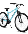 Trail Ready 26 Inch Mountain Bike For Men And Women 18 Speed Steel Frame Suspension Fork V Brakes All Terrain MTB For Adults Green