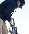 Archery hunter using RevX Crossbow Cranking Handle Replacement For Integrated Crank Cocking Aid, tool-free install