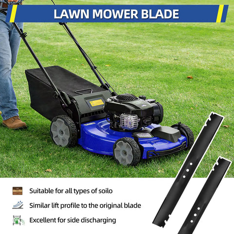 22 Inch Mulching Mower Blade Replacement For Toro Recycler And Troy-Bilt Plug And Play Installation Fits 22 Inch Deck