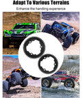 Hardened Steel Main Spur Gear Set With 50T 46T Gears And 23T 20T Pinions For Traxxas RC Cars shown with off-road vehicles