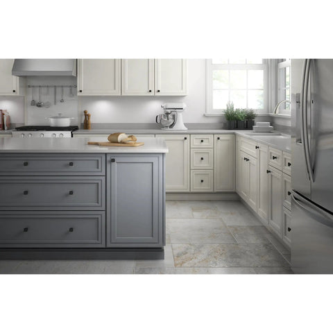 Modern kitchen with Square Matte Black Cabinet Knobs 10 Pack for Dresser Drawers Kitchen Cabinets Doors Vanity Furniture and Closet Easy Install Durable Metal Hardware Perfect for Upgrading Cabinets with Casual Modern Look.