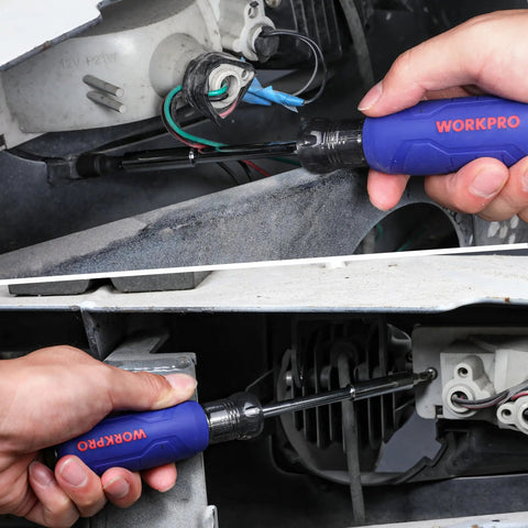 61 Piece Magnetic Screwdriver Bits And Nut Driver Set With Organizer Bag used for car repair