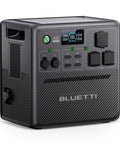 Campground Beast Off The Grid Portable Power Station 1536Wh Solar Generator close-up view of control panel and outputs.