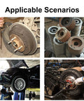 Heavy Duty 30t Hydraulic Gear And Bearing Puller Fork Built Like A Tank For Yanking Stuck Pullies Bushings And Shafts In Any Legit Garage Or Pro Shop Setup, shown in workshop scenarios.