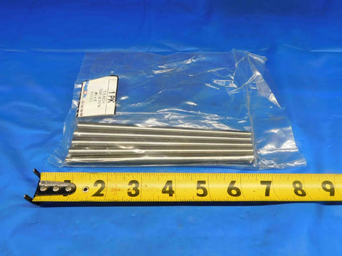 Five Legit USA Made Steel Taper Pins Number Six Diameter By Six Inches Long Built Tough Hard As Nails Precision Ground Hardware in package.