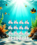 Transparent Fishing Hook Bonnets for Treble Hooks Safety Caps Protectors Pack of 100 Clear Hook Guards underwater shot