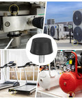 8 Pack Adjustable Leveling Feet Rubber Table and Chair Feet with M8 x 15mm Studs, 1.18 in by 0.63 in, Floor Protector Pads