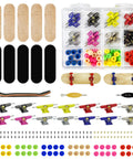 Dope Wooden Fingerboard Deck Kit With Pro Foam Tape And Multicolor Wheels The Classic 30mm X 100mm Pre Drilled Holes DIY Set