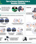 Tips for removing clogging in Do It All Four In One Soldering And Desoldering Kit with step-by-step desoldering maintenance guide.