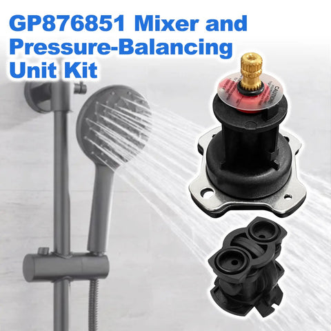 Mixer Cap And Pressure Balancing Unit Kit For Shower Valves K304 And K11748 Includes GP800820 Cartridge And GP77759 Cap Black Finish