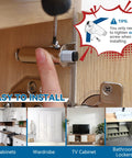 10 Pack Soft Close Cabinet Hinges Adjustable Hydraulic Slow Damper For Kitchen And Closet Doors Face Frame And Frameless Cabinets being installed