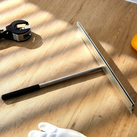 Sheet Metal Folding Hemming Tool For Standing Seam Roof Panels And HVAC Ducts, 15.25 Inch Metal Bender on wooden surface