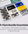 Gold Edition Ultrasonic Distance Sensor Module With Four Modes I2C UART 1 Wire GPIO HC SR04 Compatible packed in plastic case