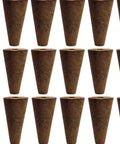 Cone Replacement Blocks for Hydroponic Sponges, 50-Piece Growing System Pods shown in grid pattern for easy display