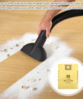 Top Shelf Disposable Vacuum Bags For Shop Vac Wet Dry Cleaners High Efficiency Dust Traps Heavy Duty Filter Sacks in use, picking up fine dust