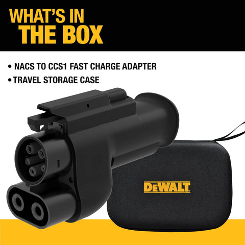 Nacs To Ccs1 Electric Vehicle Charging Adapter drops straight on Tesla networks with travel storage case included.