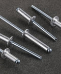 Pro Grade Aluminum Blind Rivets Kit With Aluminum Grip And Steel Mandrel Set 80 Piece Fasteners Pack for smooth connections