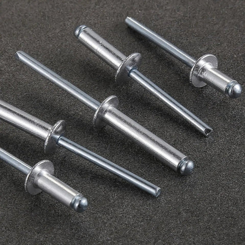 Pro Grade Aluminum Blind Rivets Kit With Aluminum Grip And Steel Mandrel Set 80 Piece Fasteners Pack for smooth connections