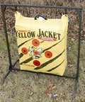 Bag Target Stand for Indoor and Outdoor Archery Practice Durable Adjustable Bag Holder with Stabilizer Pin in use outdoors