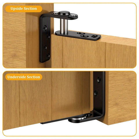 Heavy Duty Self Closing Door Hinges Double Acting Swinging Hinges For Cafe Doors And Bar Counters Black Matte 304 Stainless Steel Installed