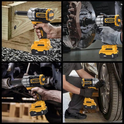 Beast Heavy Duty Impact Wrench With 1328 Ft Lbs Breakaway Torque For Trucks and Heavy Equipment used on various tasks